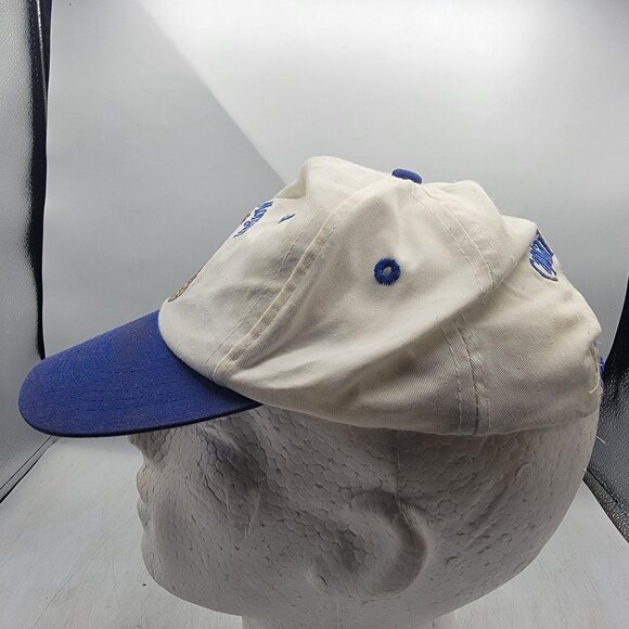 Captain Morgan Original Spiced Rum Snapback Hat Adults White Blue Casual - Picture 2 of 9